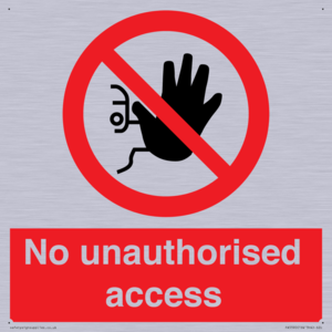 No unauthorised access